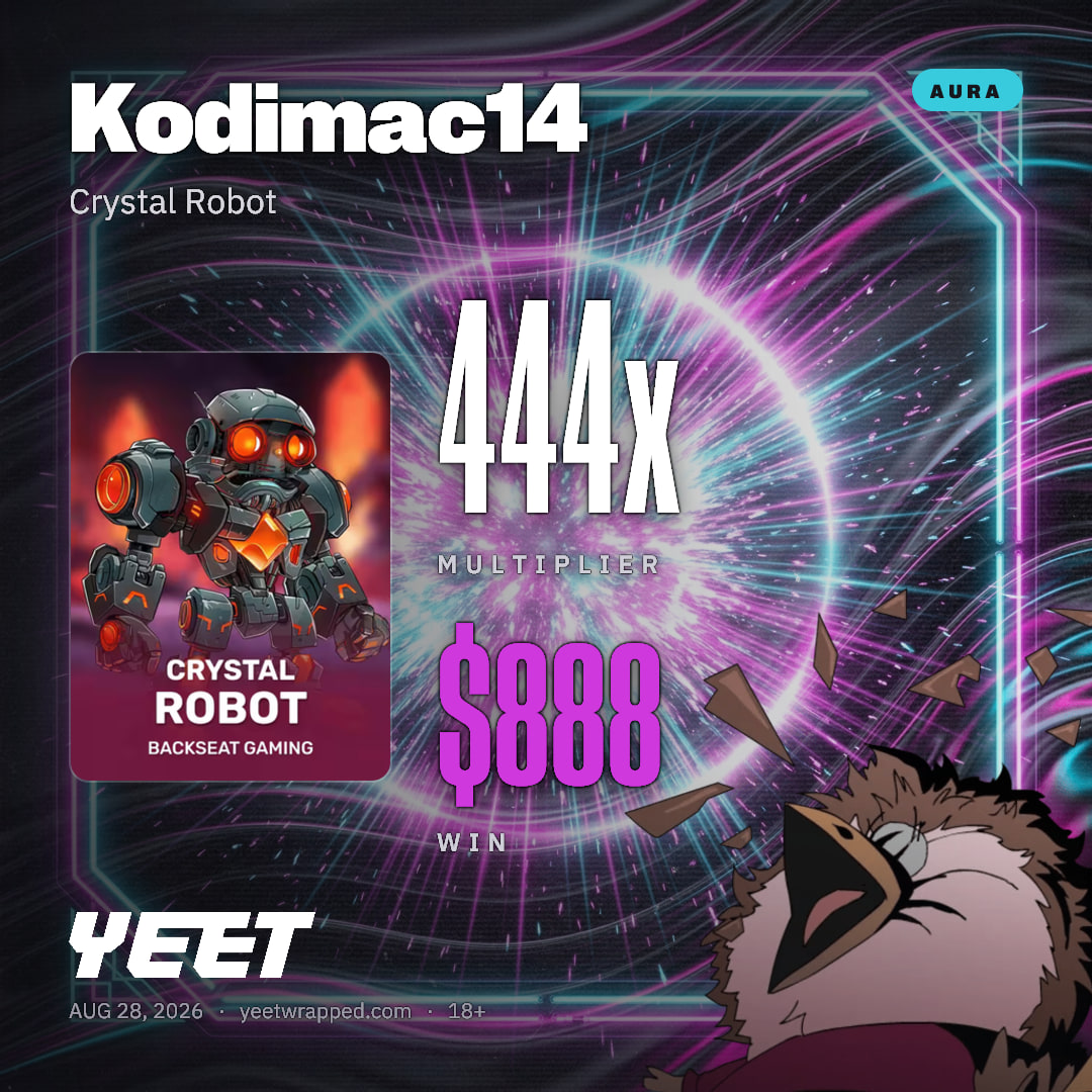 Kodimac14 hit 443.9x on Crystal Robot