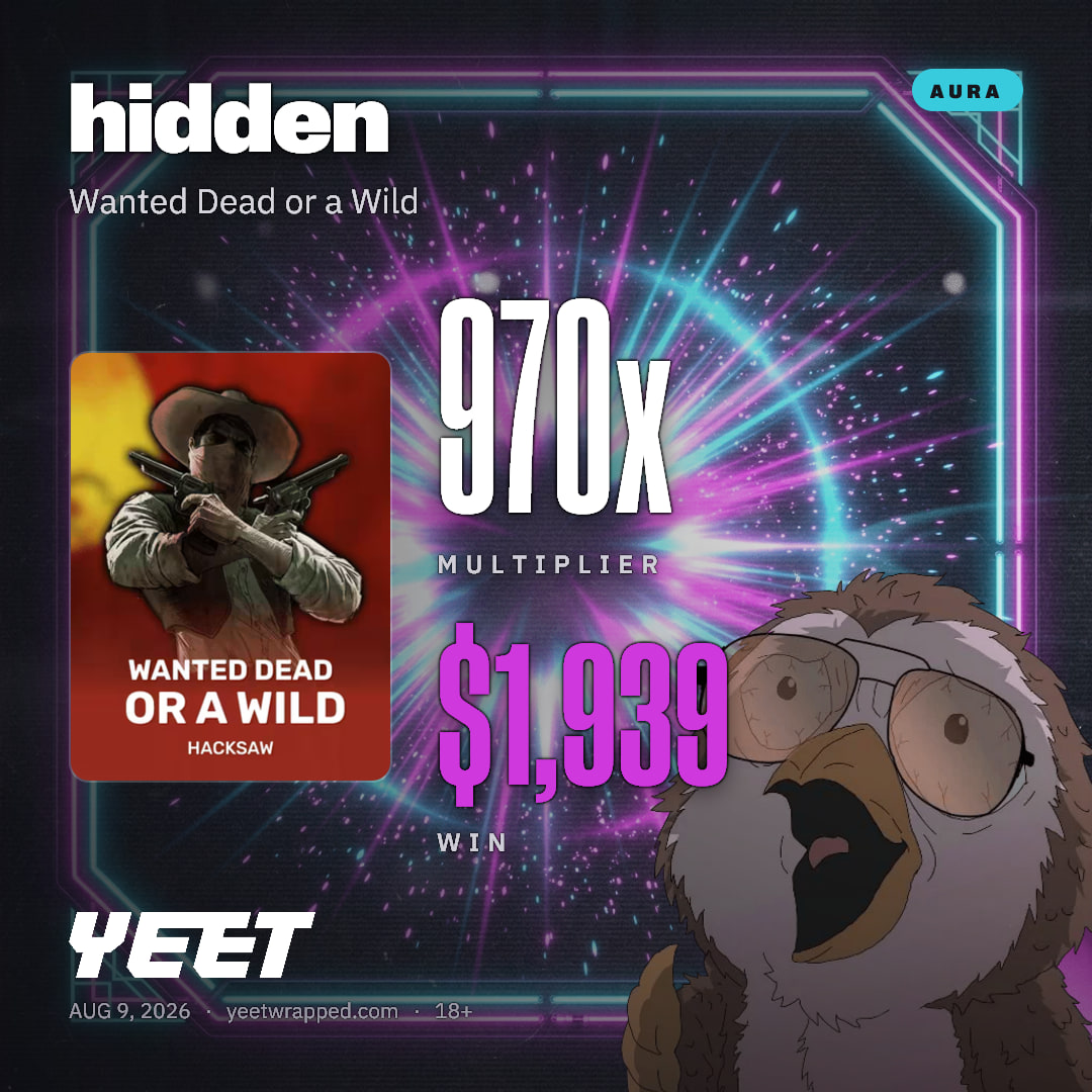 hidden hit 969.5x on Wanted Dead or a Wild