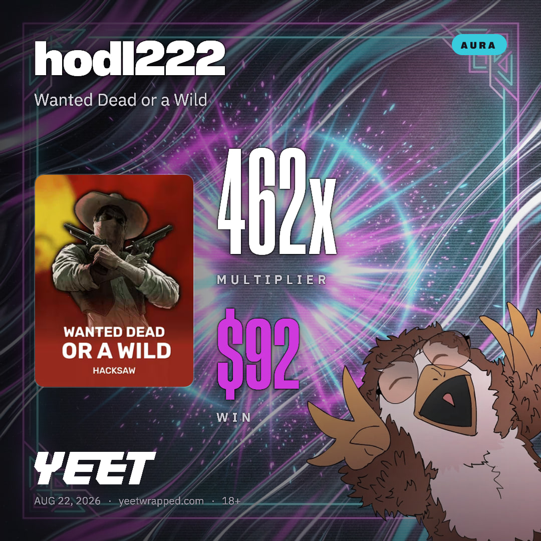 hodl222 hit 462x on Wanted Dead or a Wild