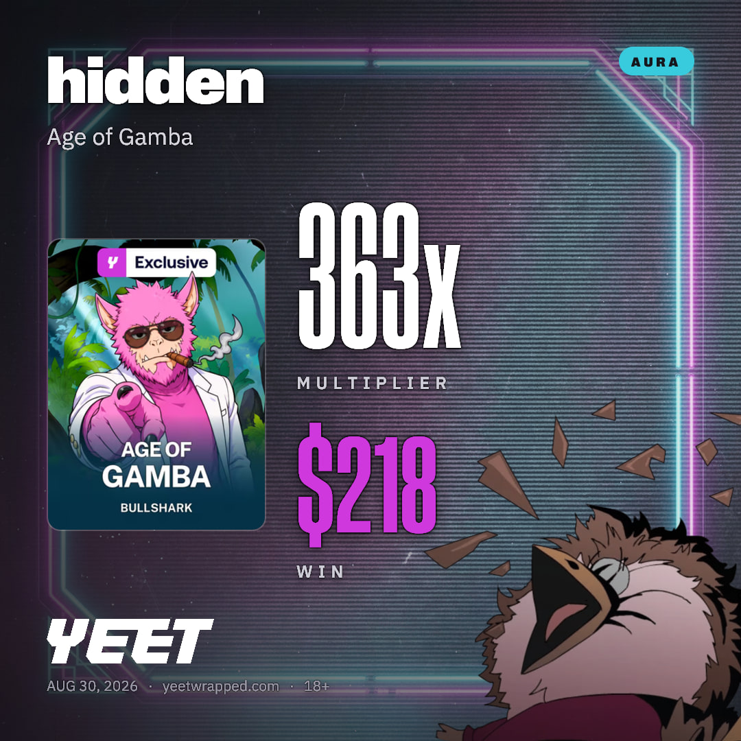 hidden hit 363.3x on Age of Gamba