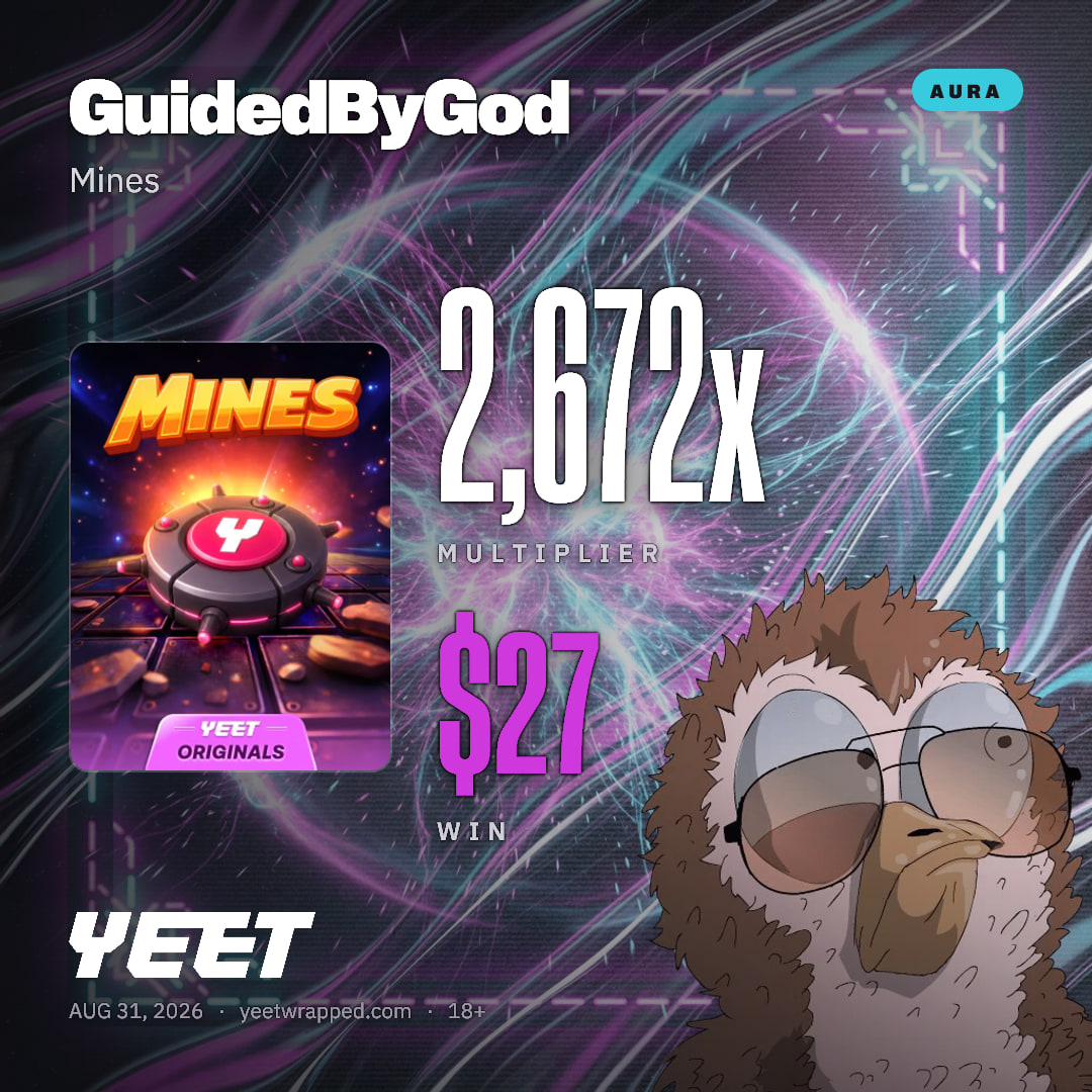 GuidedByGod hit 2,672x on Mines