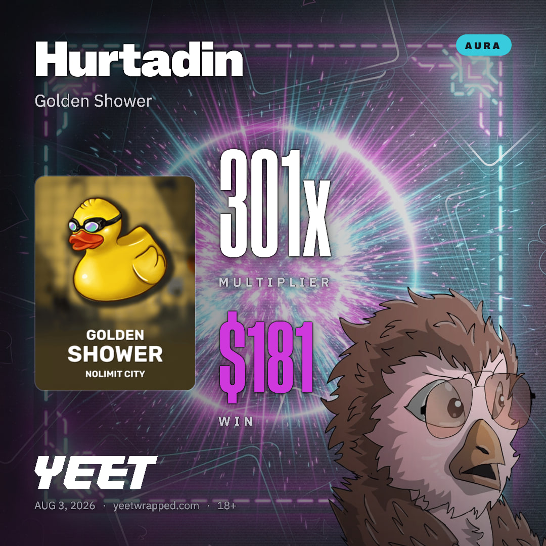 Hurtadin hit 301.3x on Golden Shower