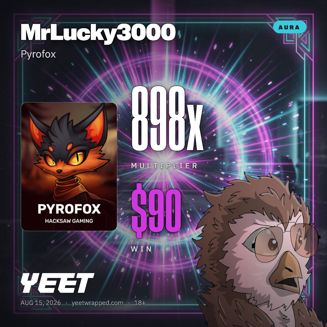 MrLucky3000 hit 897.9x on Pyrofox