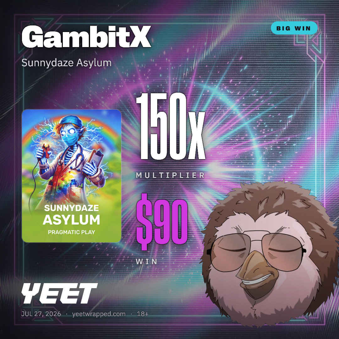 GambitX hit 149.7x on Sunnydaze Asylum
