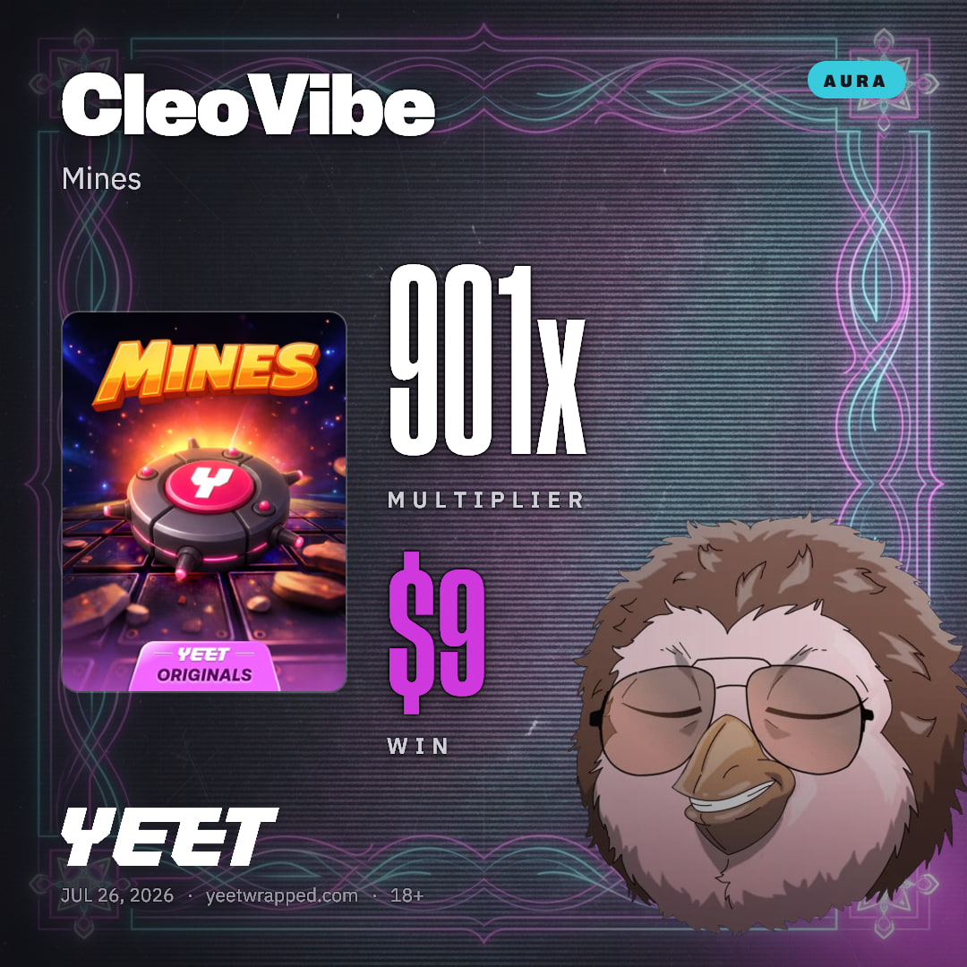 CleoVibe hit 900.9x on Mines