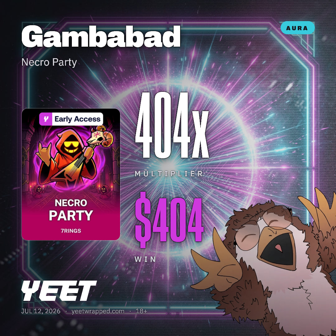 Gambabad hit 403.5x on Necro Party