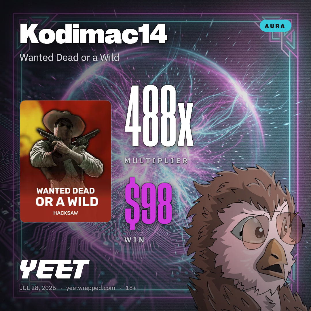Kodimac14 hit 488x on Wanted Dead or a Wild