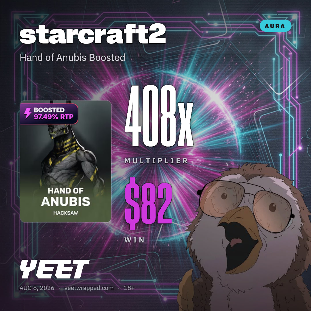 starcraft2 hit 408.2x on Hand of Anubis Boosted
