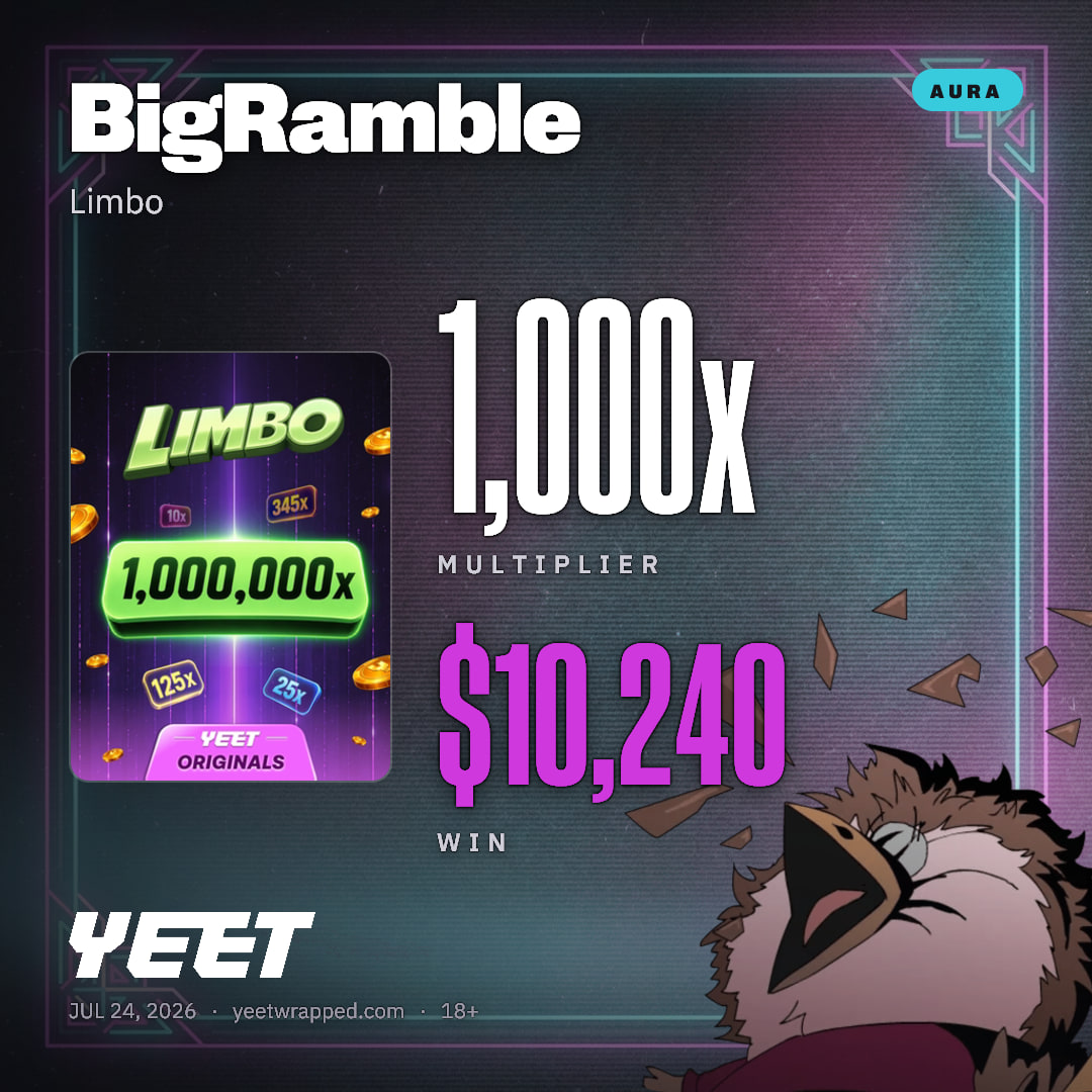 BigRamble hit 1,000x on Limbo