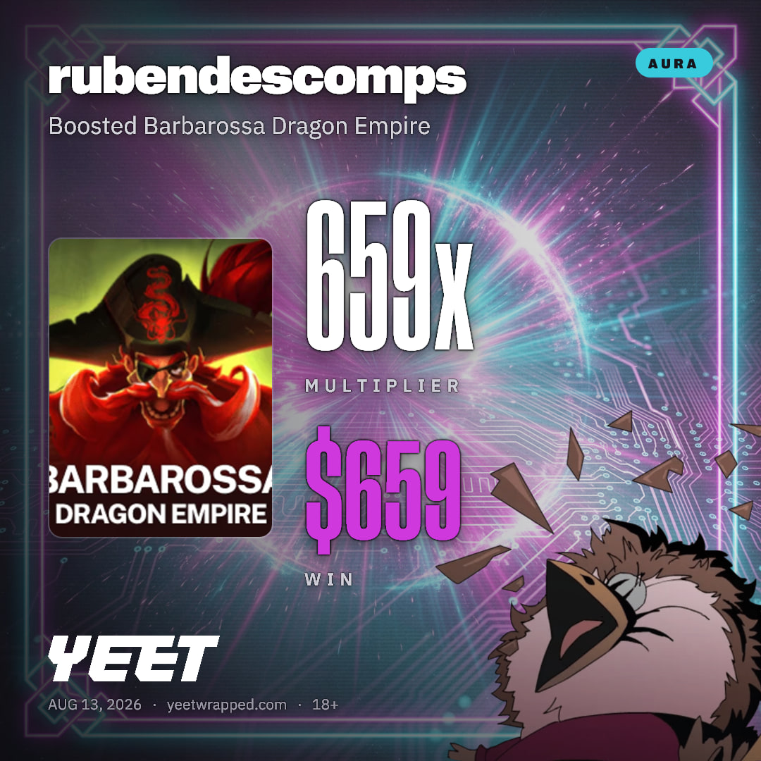 rubendescomps hit 659.1x on Boosted Barbarossa Dragon Empire