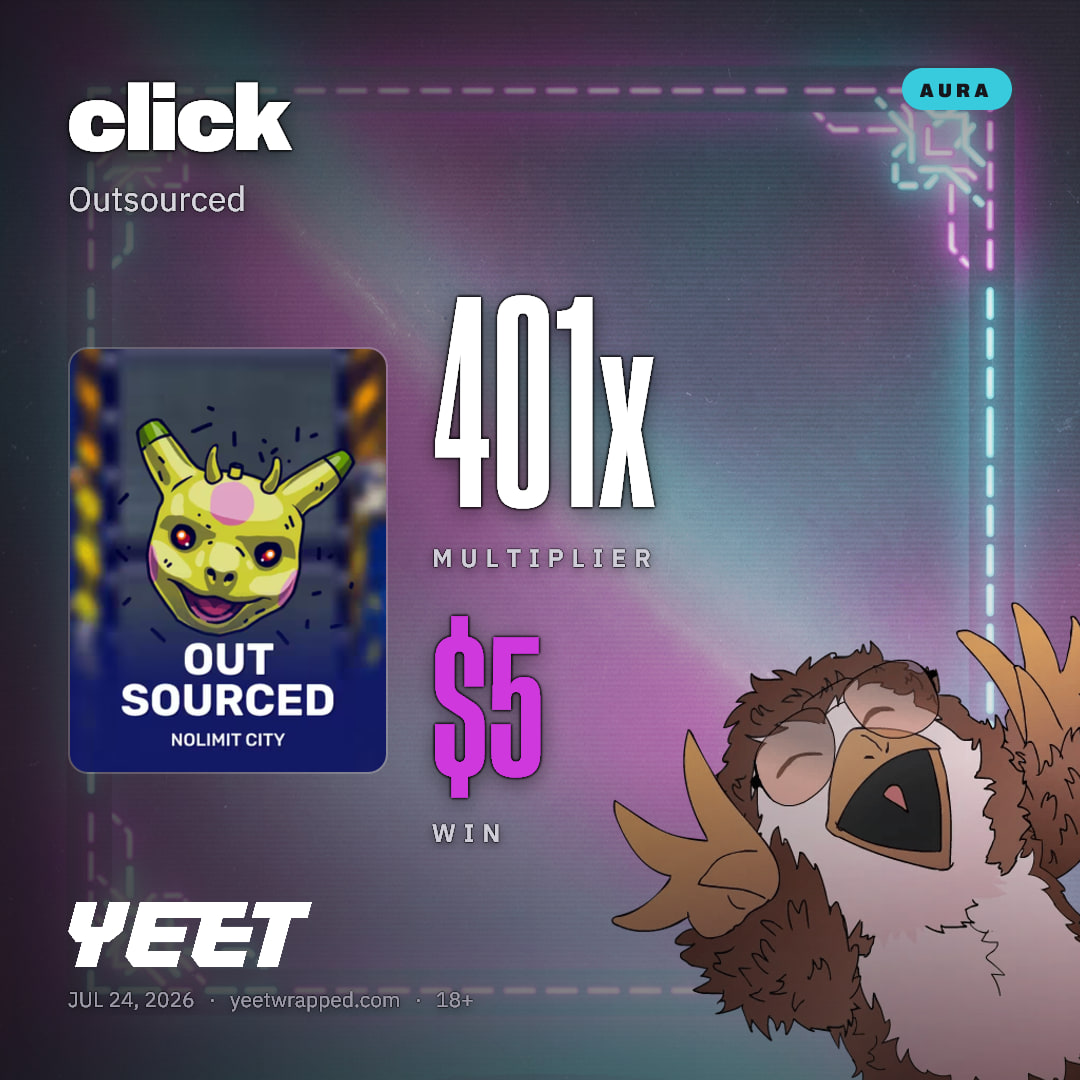 click hit 400.7x on Outsourced