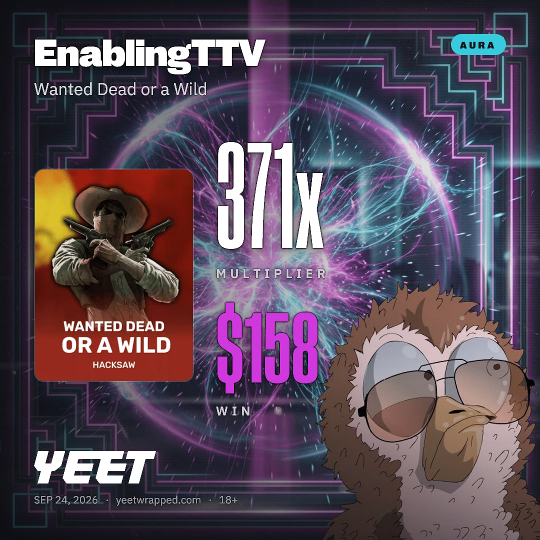 EnablingTTV hit 370.7x on Wanted Dead or a Wild