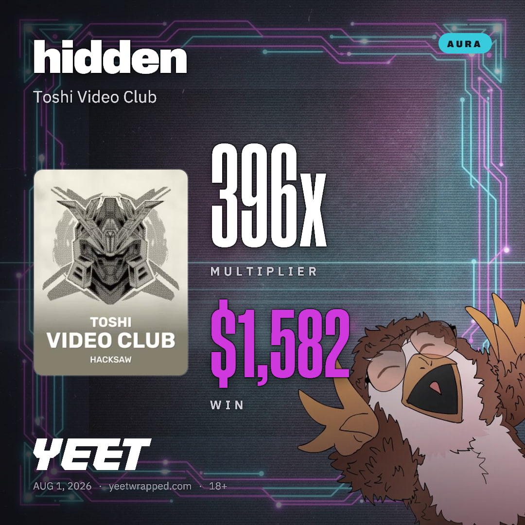hidden hit 395.6x on Toshi Video Club