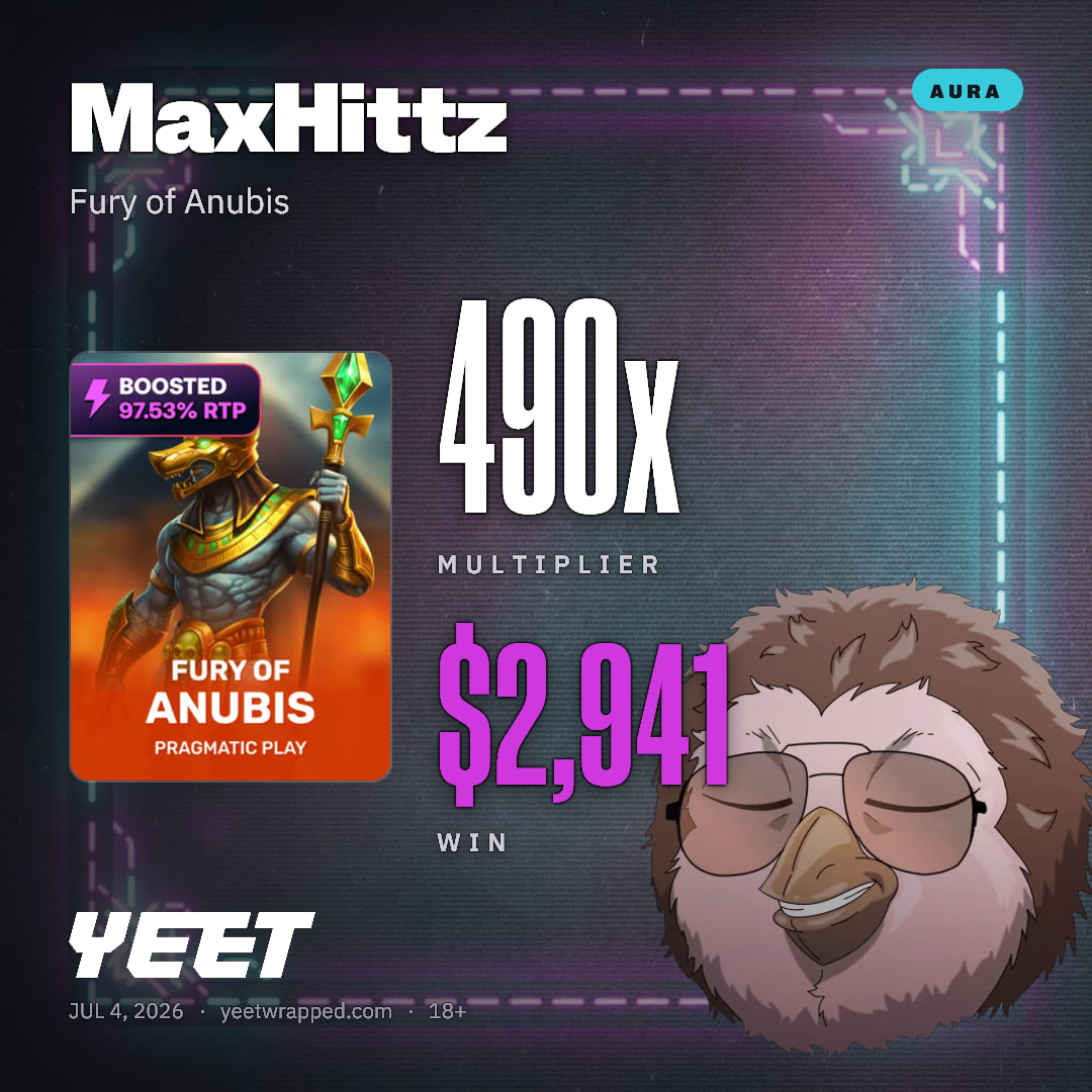 MaxHittz hit 490.1x on Fury of Anubis