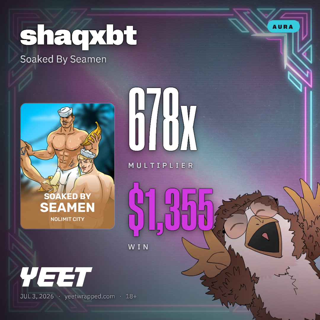 shaqxbt hit 677.6x on Soaked By Seamen