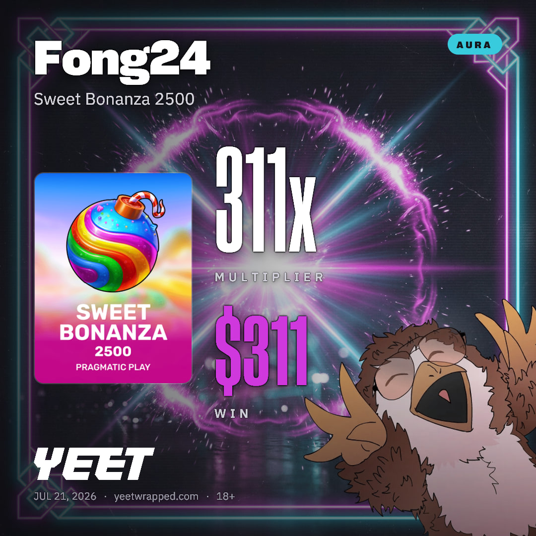 Fong24 hit 311.2x on Sweet Bonanza 2500