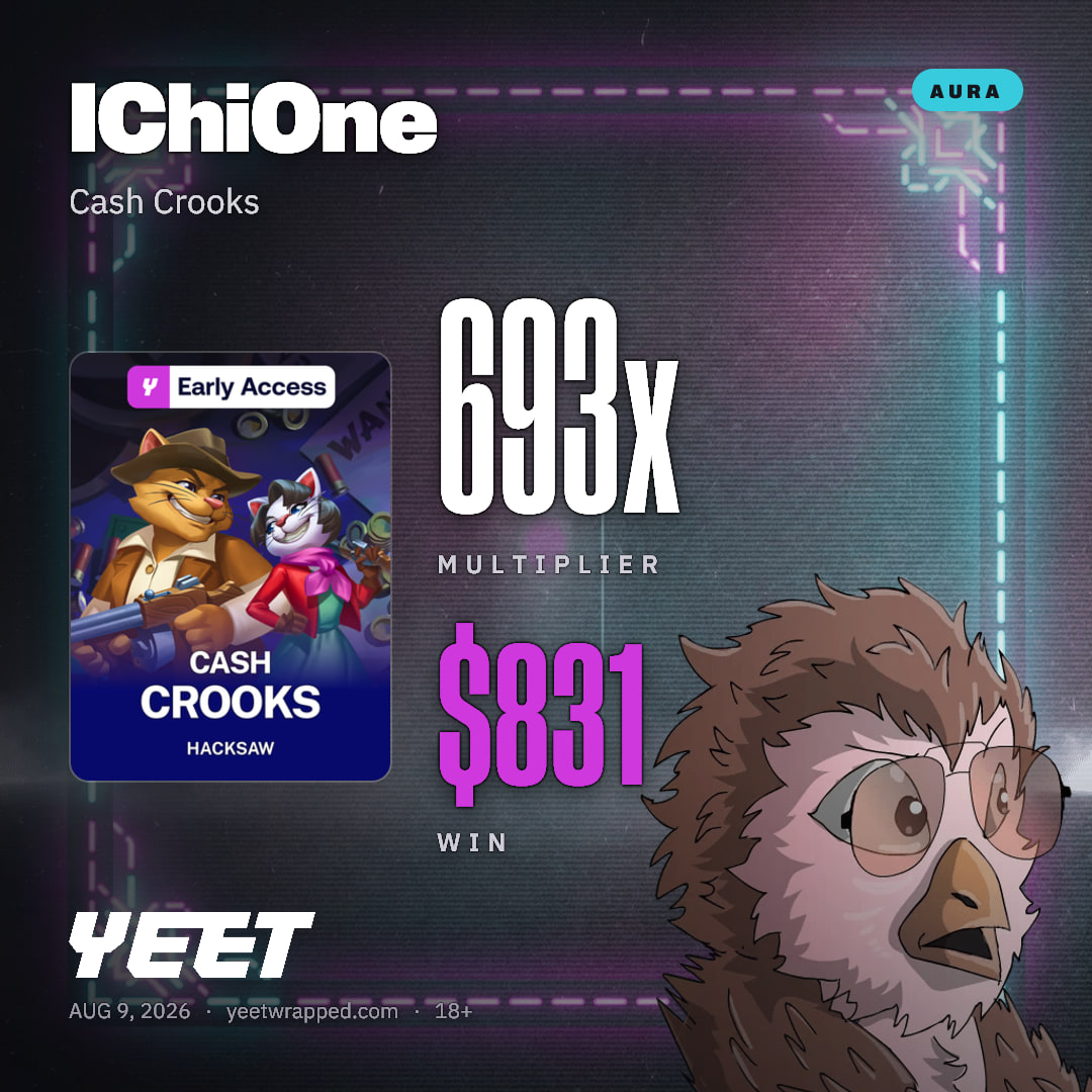 IChiOne hit 692.6x on Cash Crooks