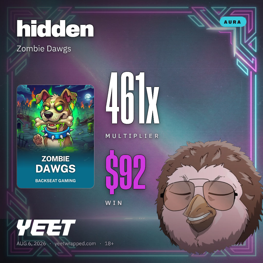 hidden hit 461.2x on Zombie Dawgs