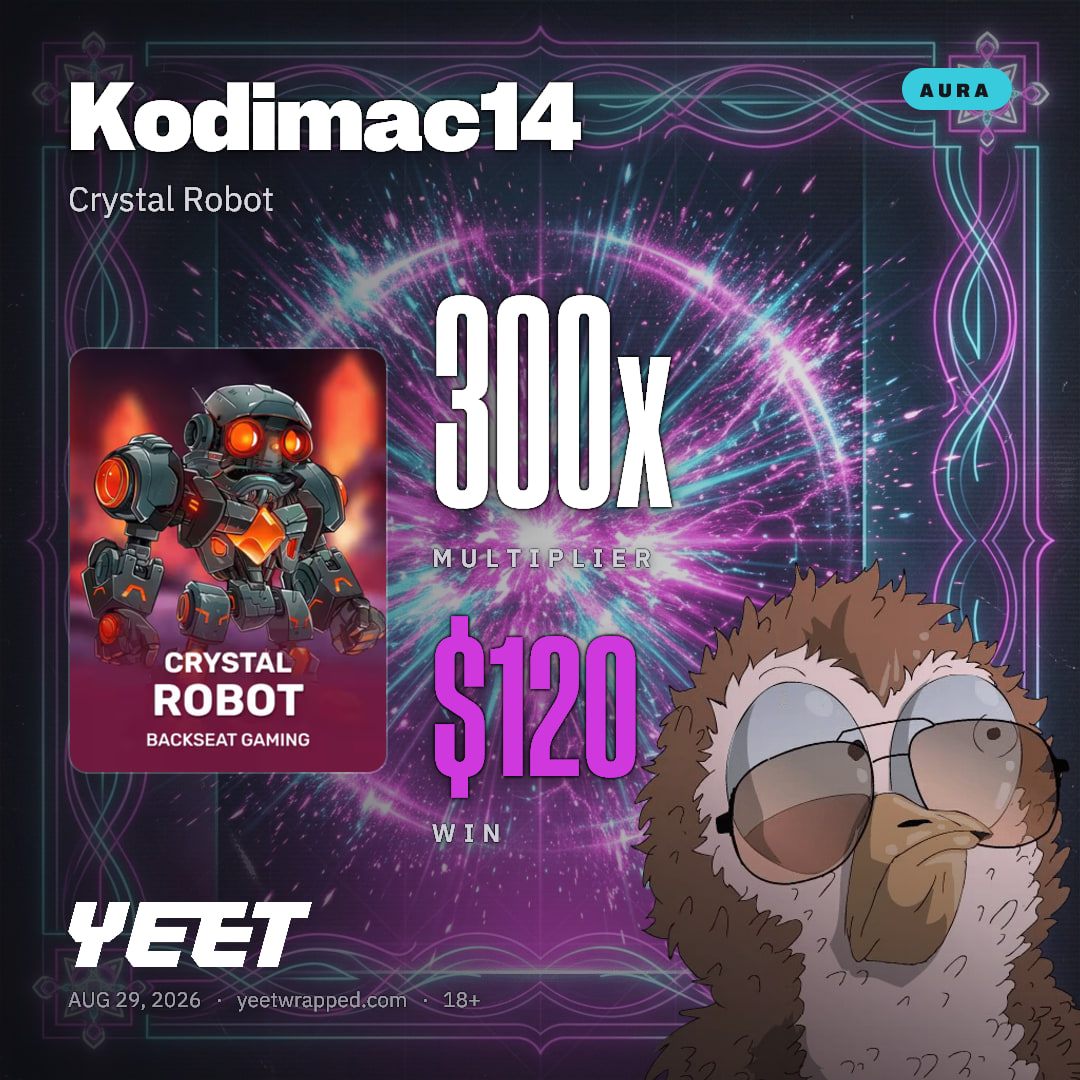 Kodimac14 hit 300.1x on Crystal Robot