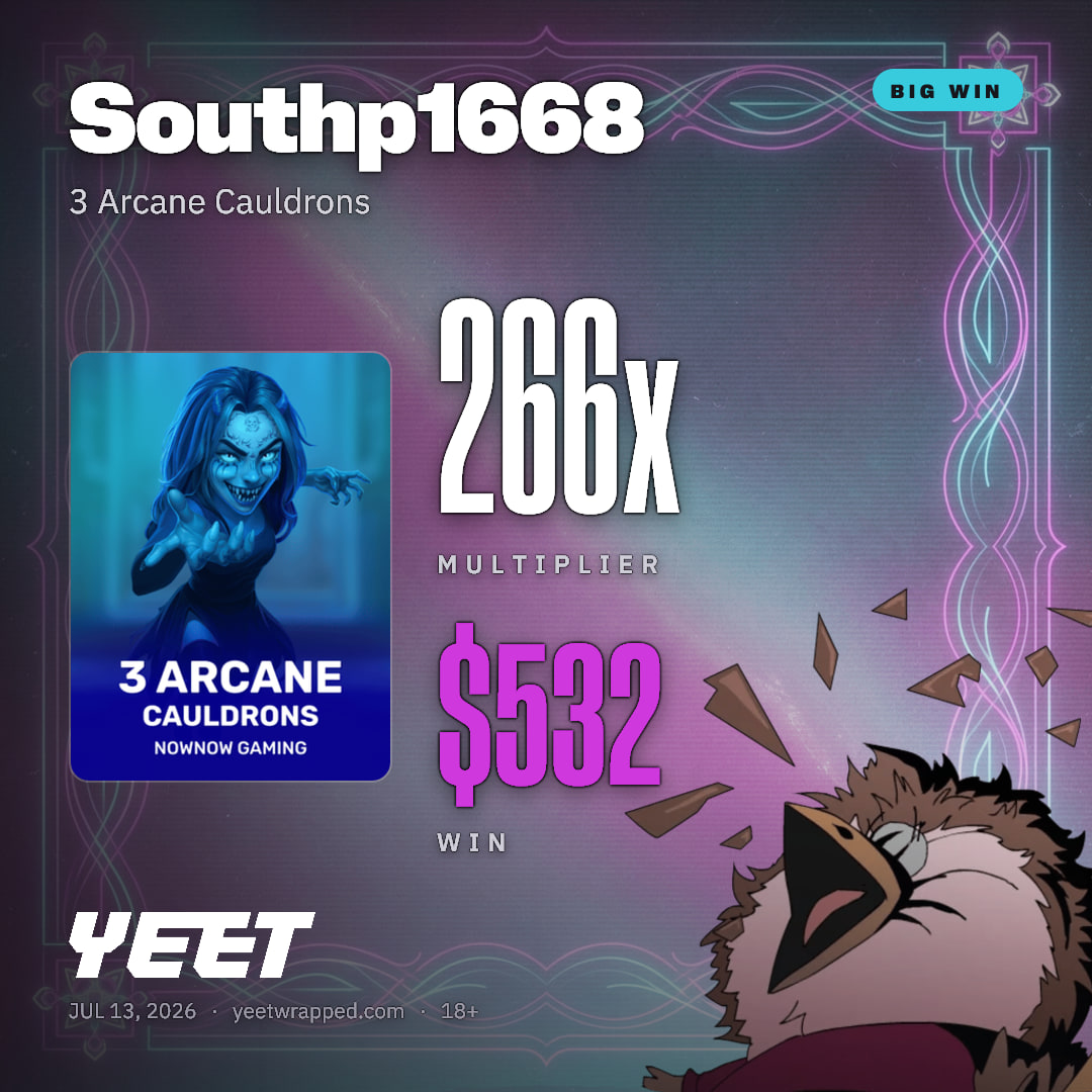 Southp1668 hit 266x on 3 Arcane Cauldrons