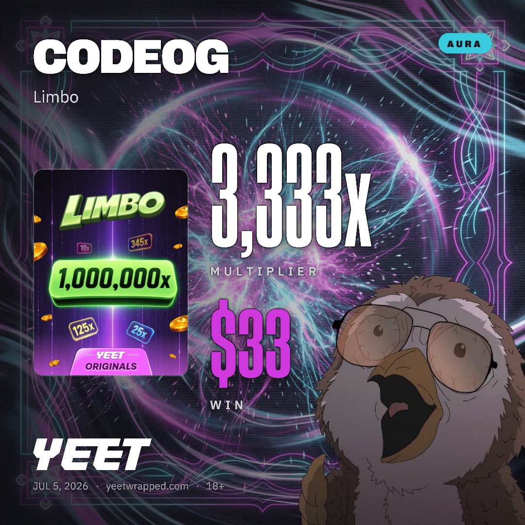 CODEOG hit 3,333x on Limbo