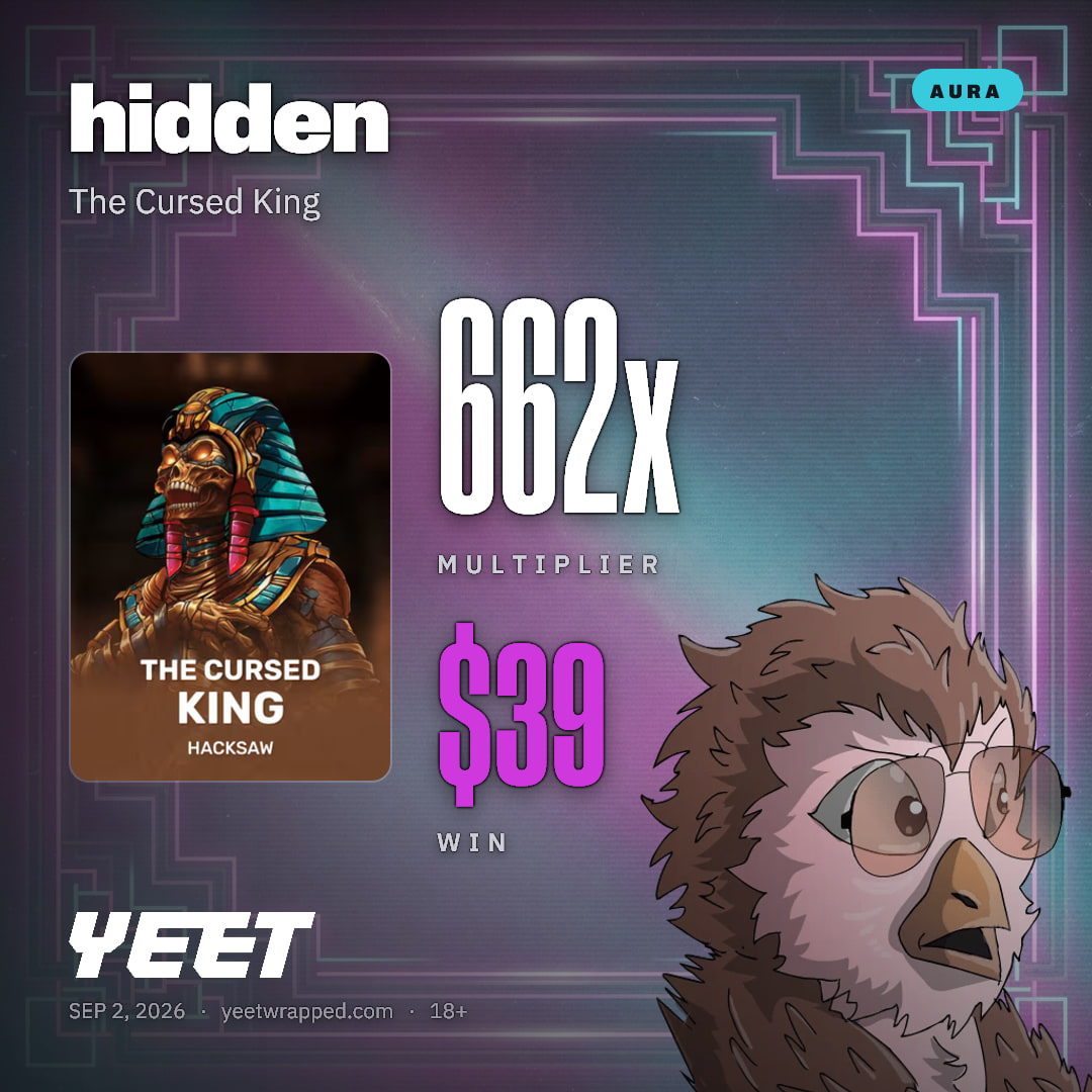 hidden hit 661.8x on The Cursed King