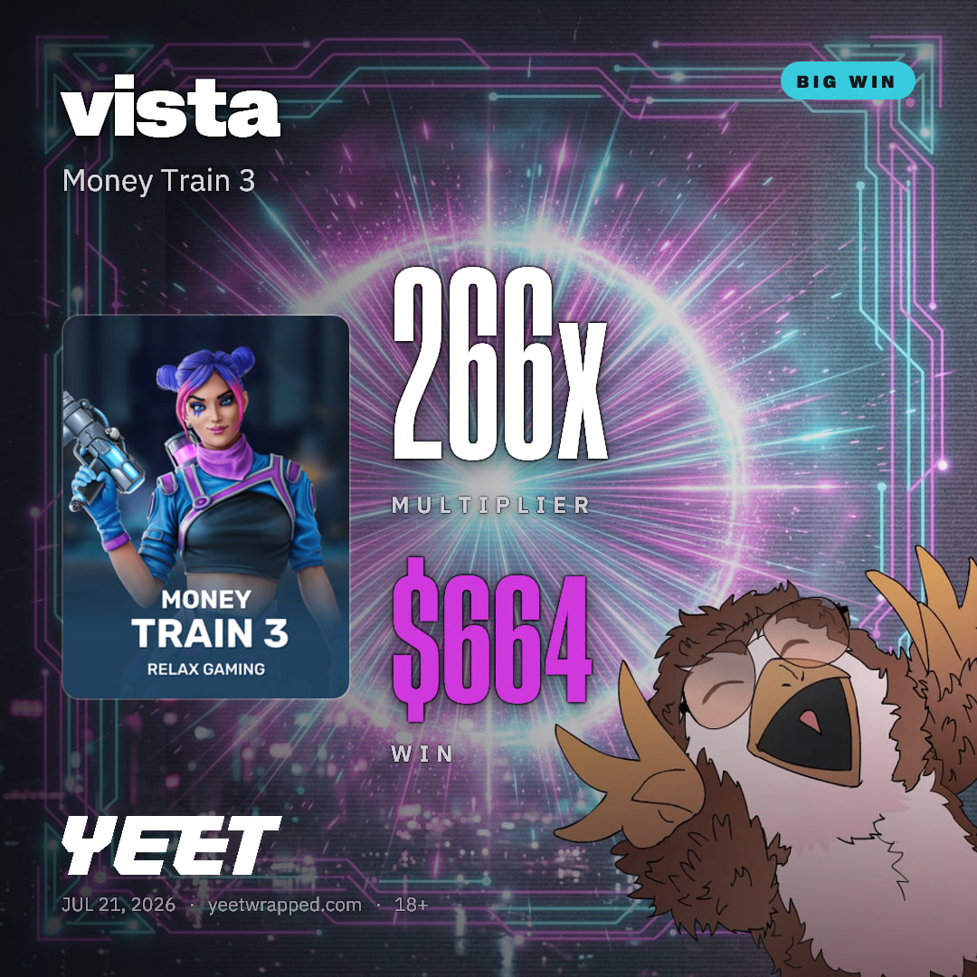 vista hit 265.6x on Money Train 3