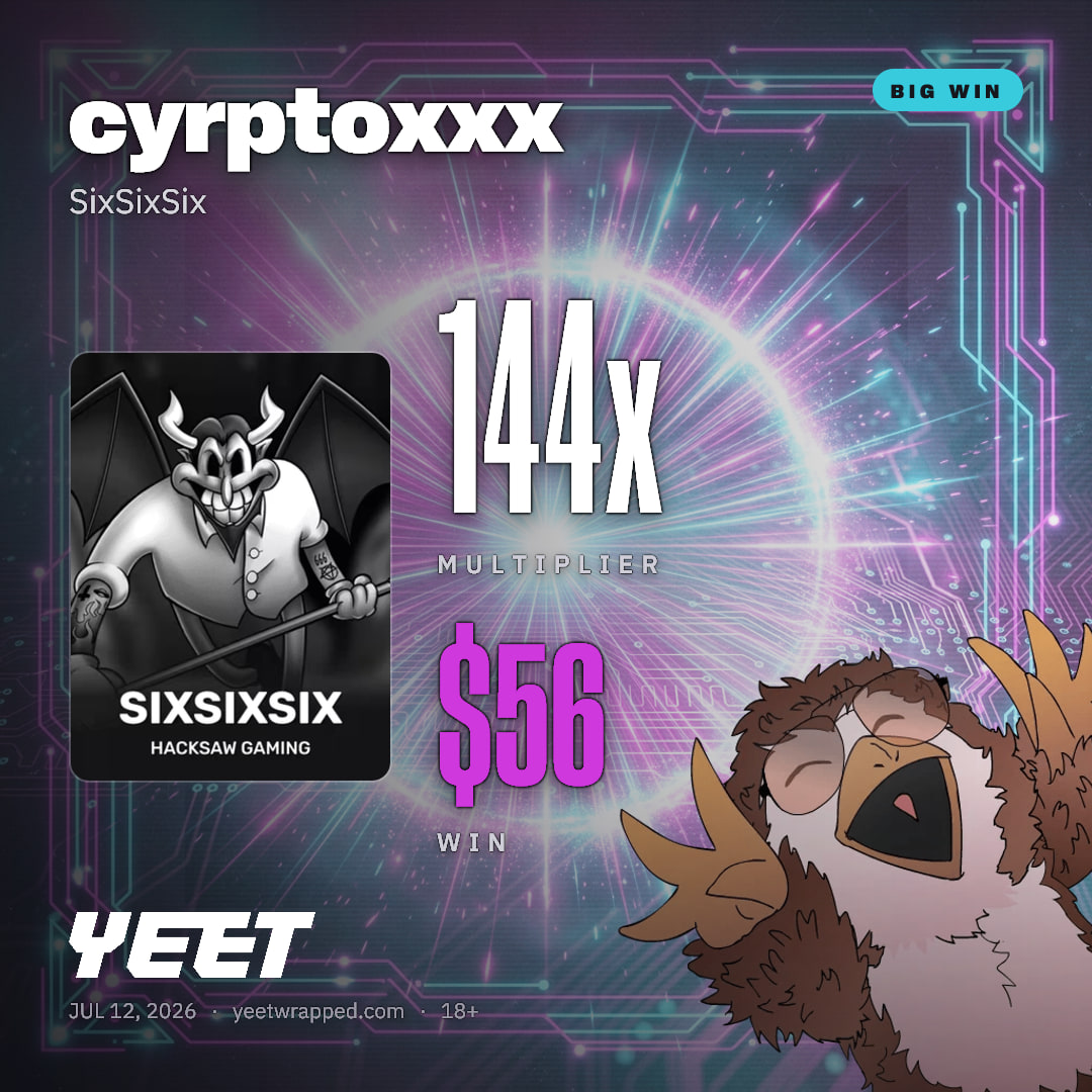 cyrptoxxx hit 143.6x on SixSixSix