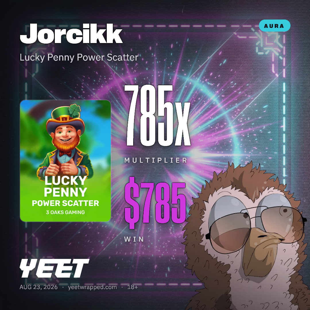 Jorcikk hit 785.3x on Lucky Penny Power Scatter