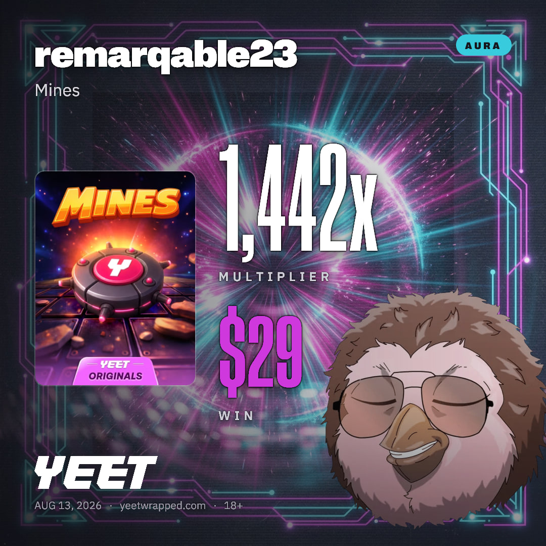 remarqable23 hit 1,442x on Mines