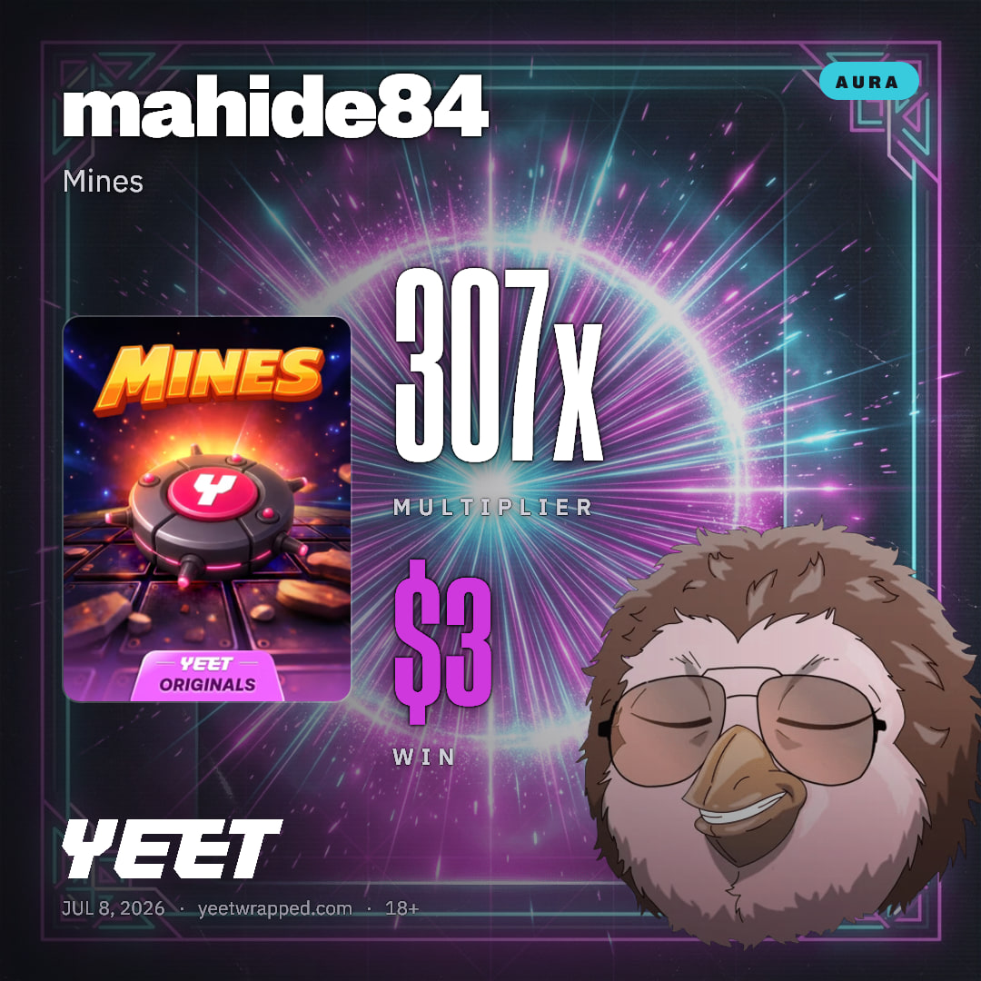 mahide84 hit 306.9x on Mines