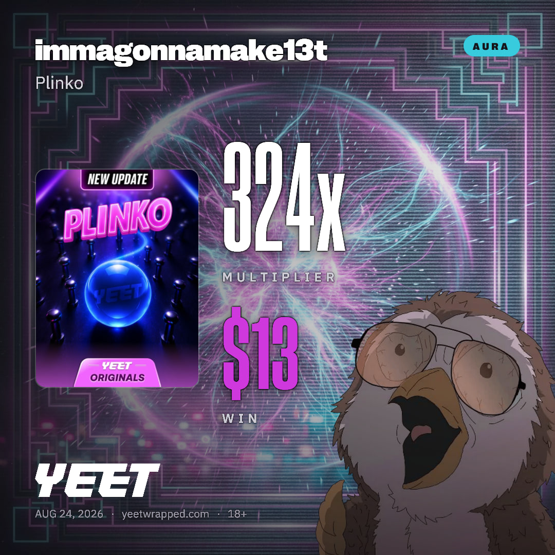 immagonnamake13t hit 324x on Plinko