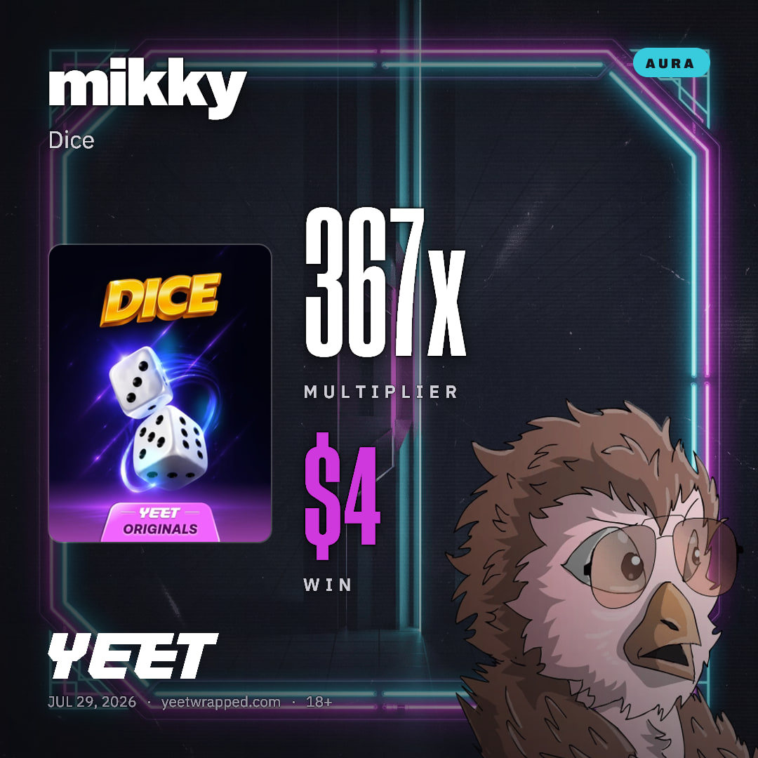 mikky hit 366.7x on Dice