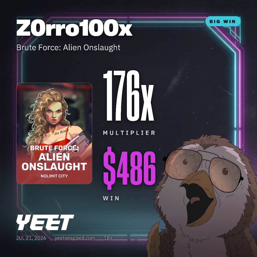 Z0rro100x hit 176.2x on Brute Force: Alien Onslaught