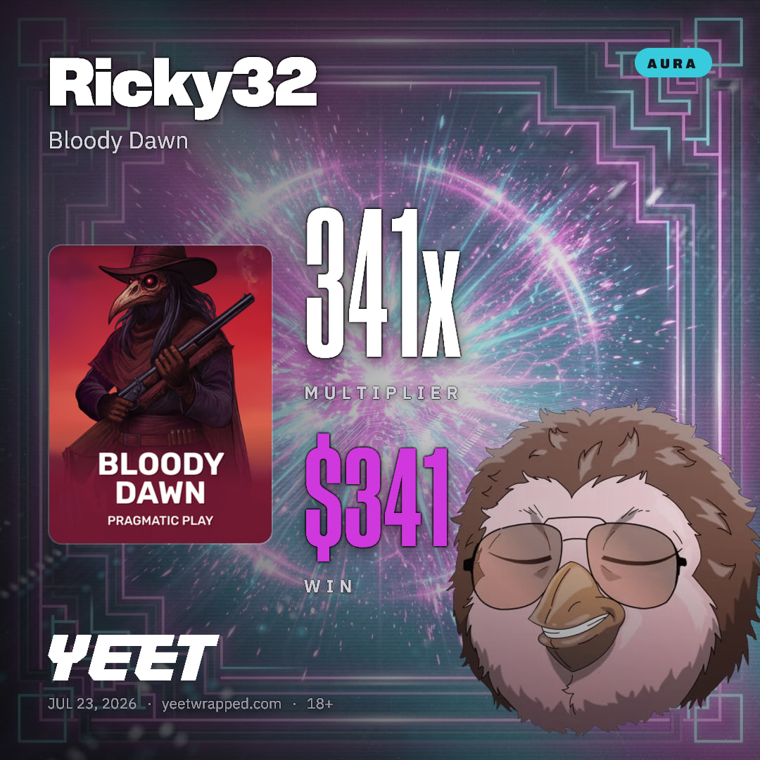 Ricky32 hit 341.4x on Bloody Dawn
