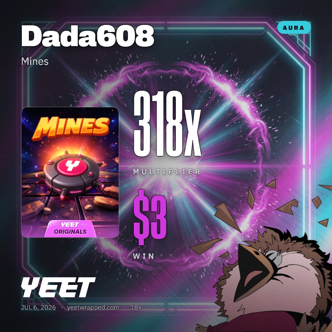 Dada608 hit 317.5x on Mines