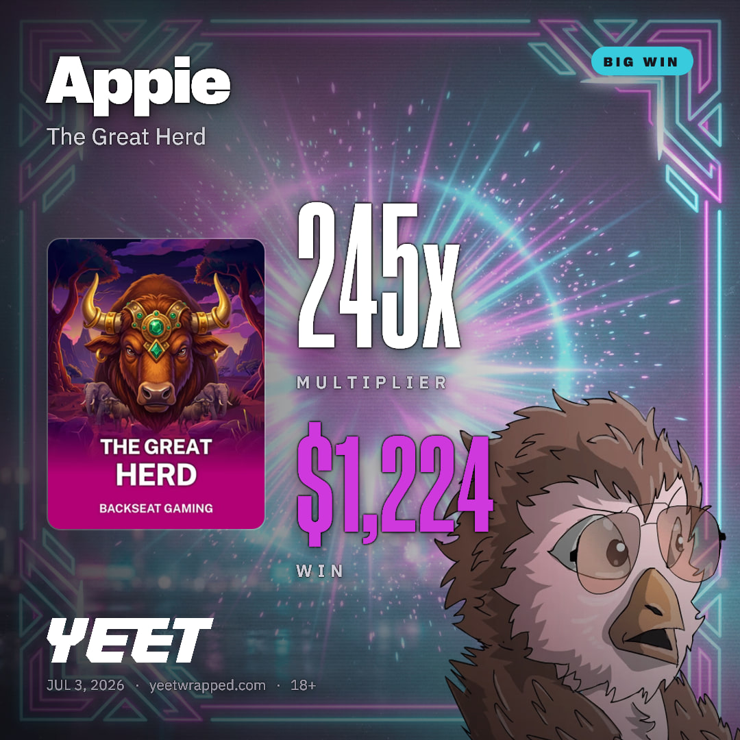 Appie hit 244.8x on The Great Herd