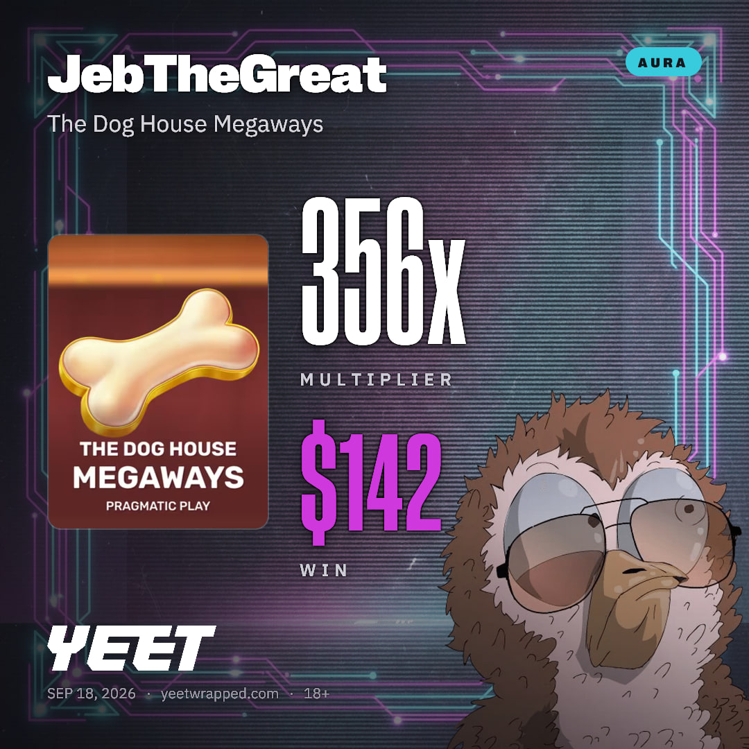 JebTheGreat hit 355.6x on The Dog House Megaways