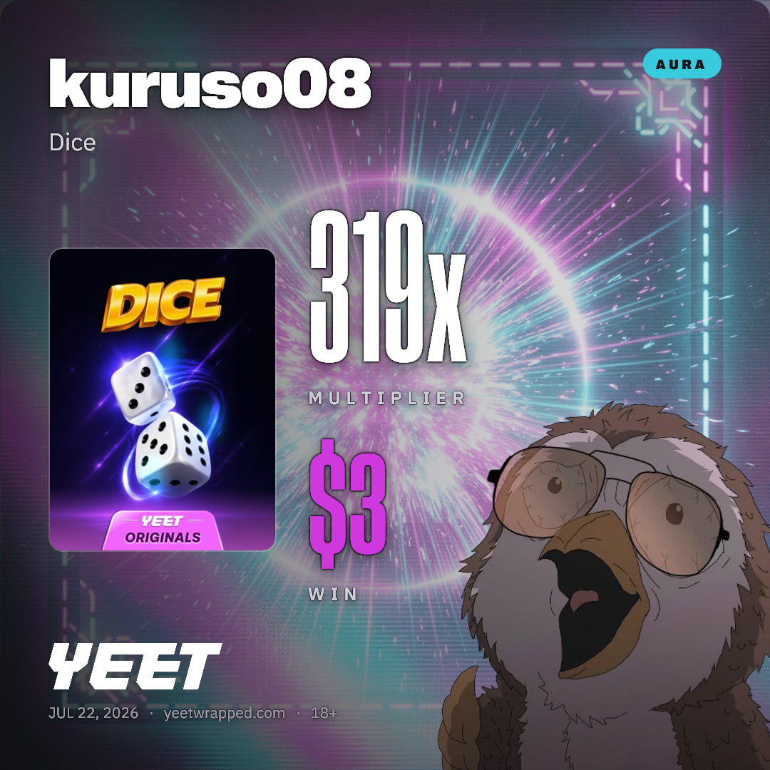 kuruso08 hit 319.4x on Dice