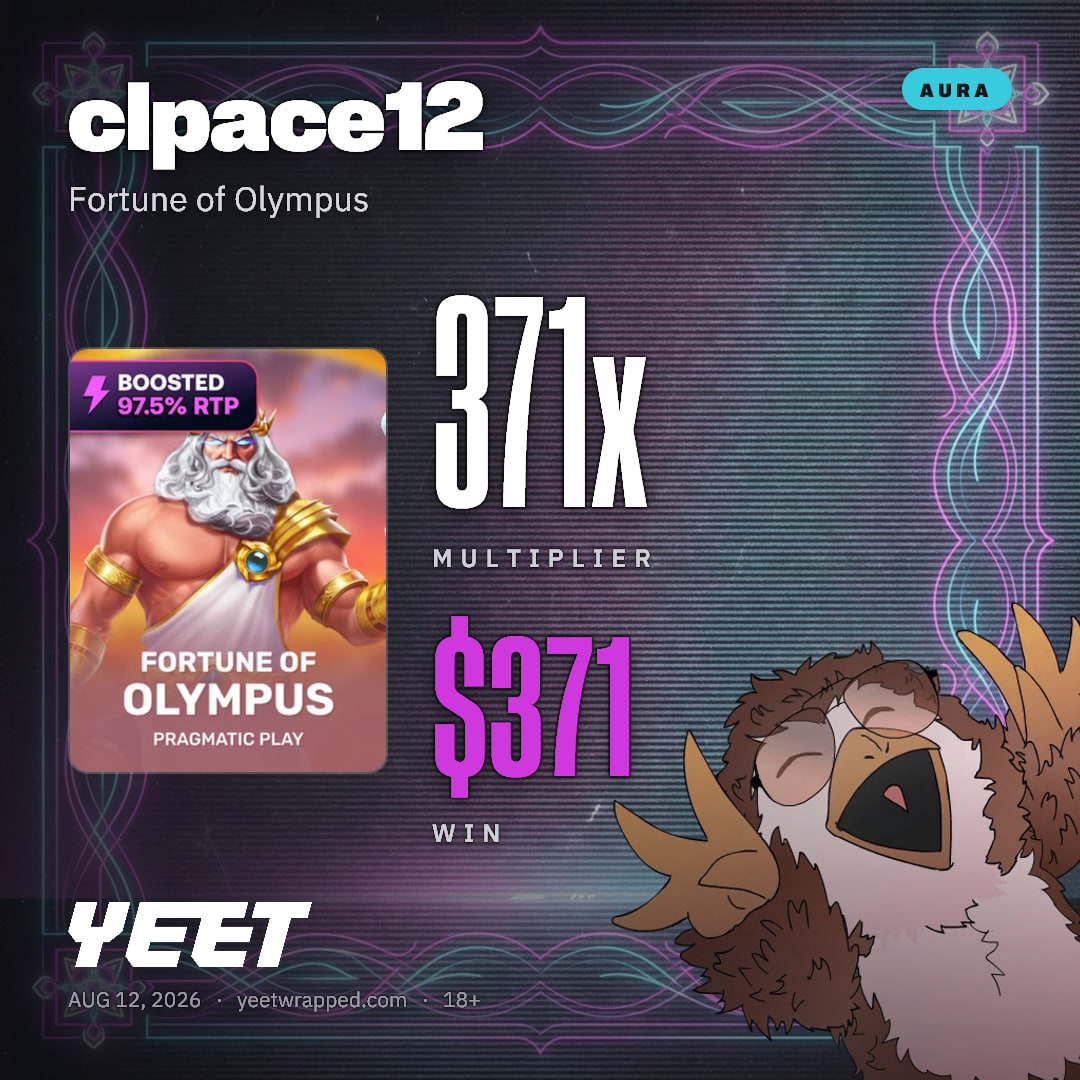clpace12 hit 370.6x on Fortune of Olympus