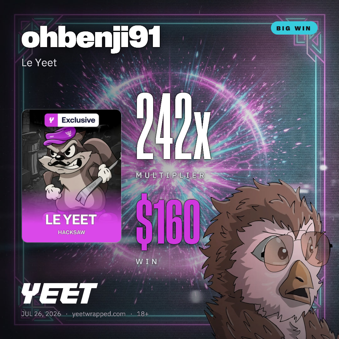 ohbenji91 hit 242.4x on Le Yeet