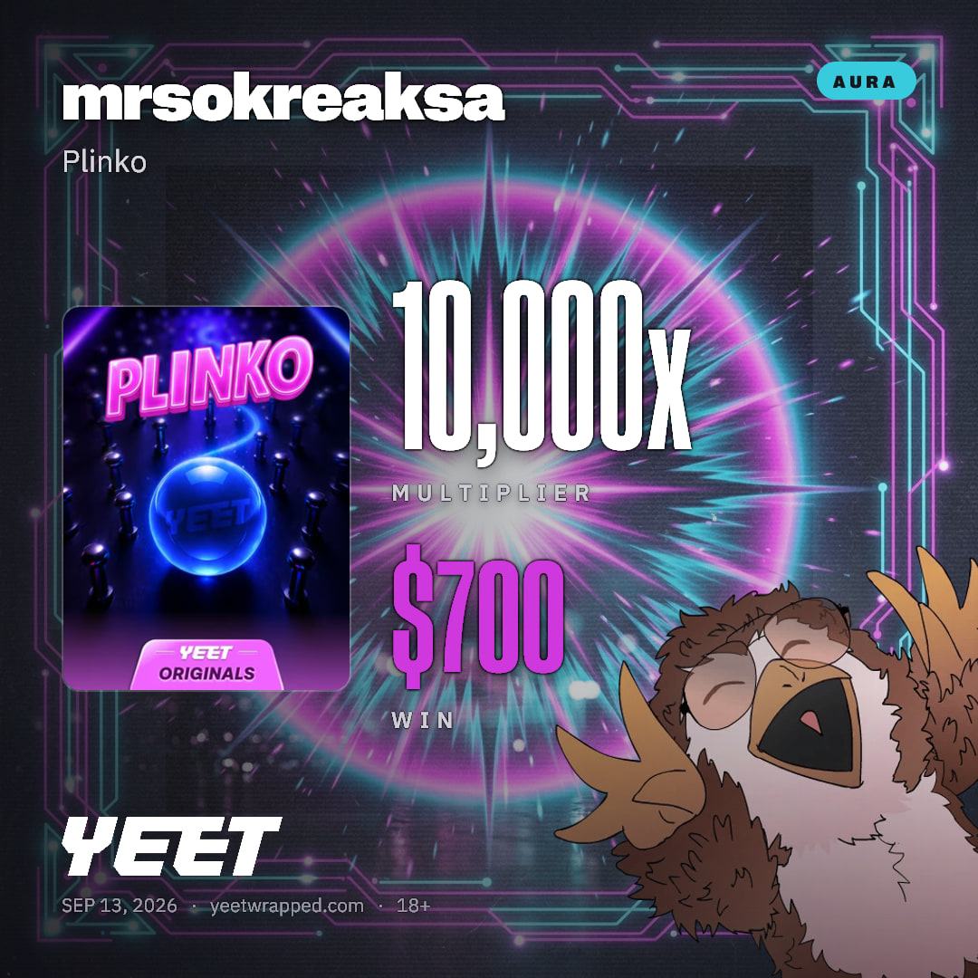 mrsokreaksa hit 10,000x on Plinko