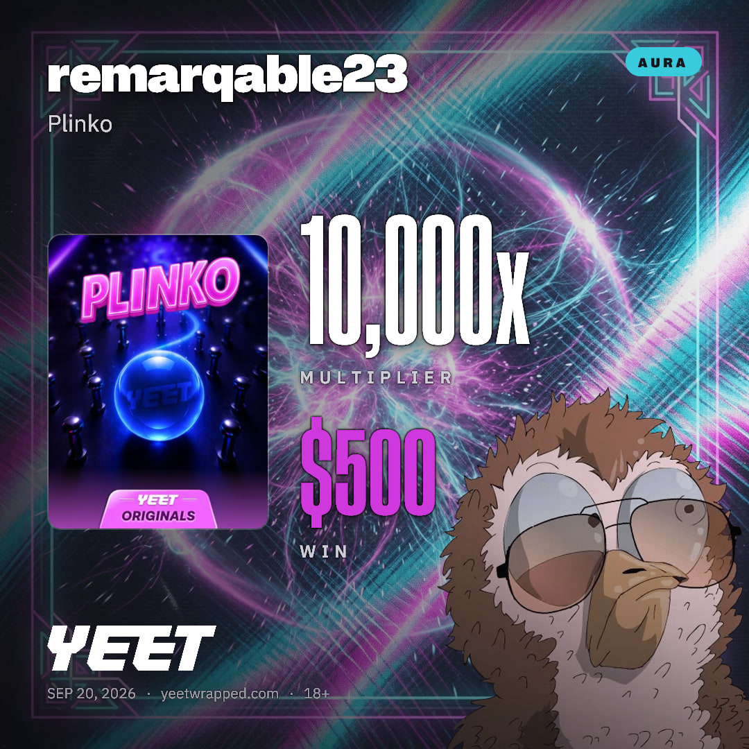 remarqable23 hit 10,000x on Plinko