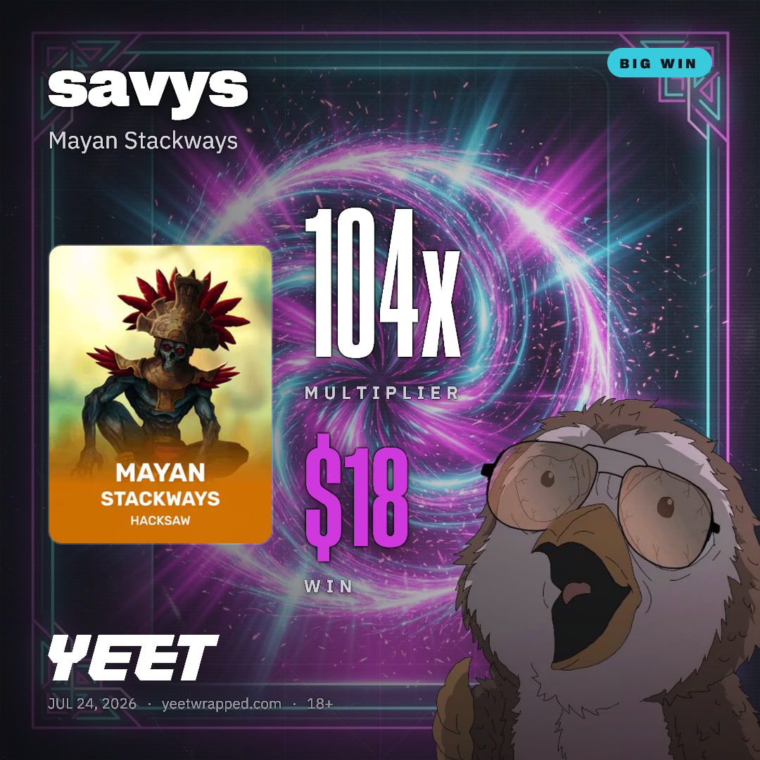 savys hit 104.4x on Mayan Stackways