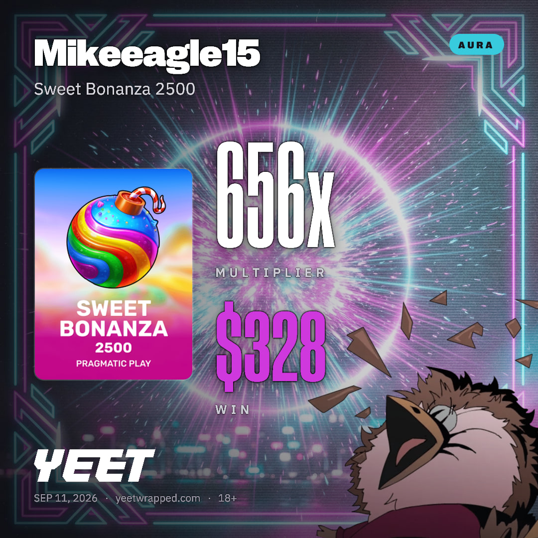 Mikeeagle15 hit 655.8x on Sweet Bonanza 2500
