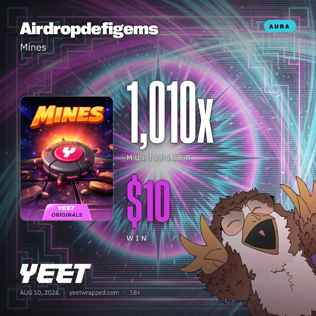 Airdropdefigems hit 1,010x on Mines