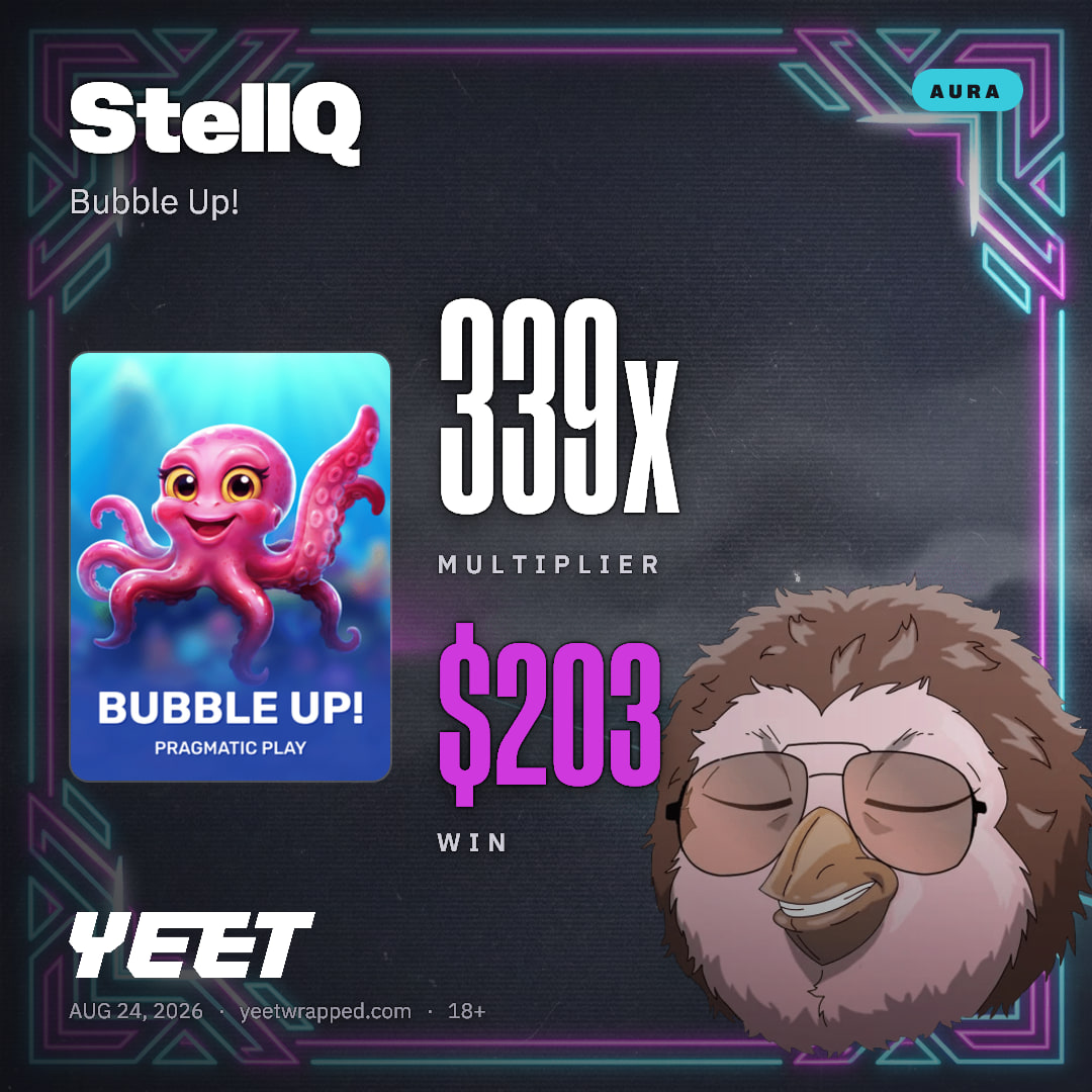 StellQ hit 338.7x on Bubble Up!