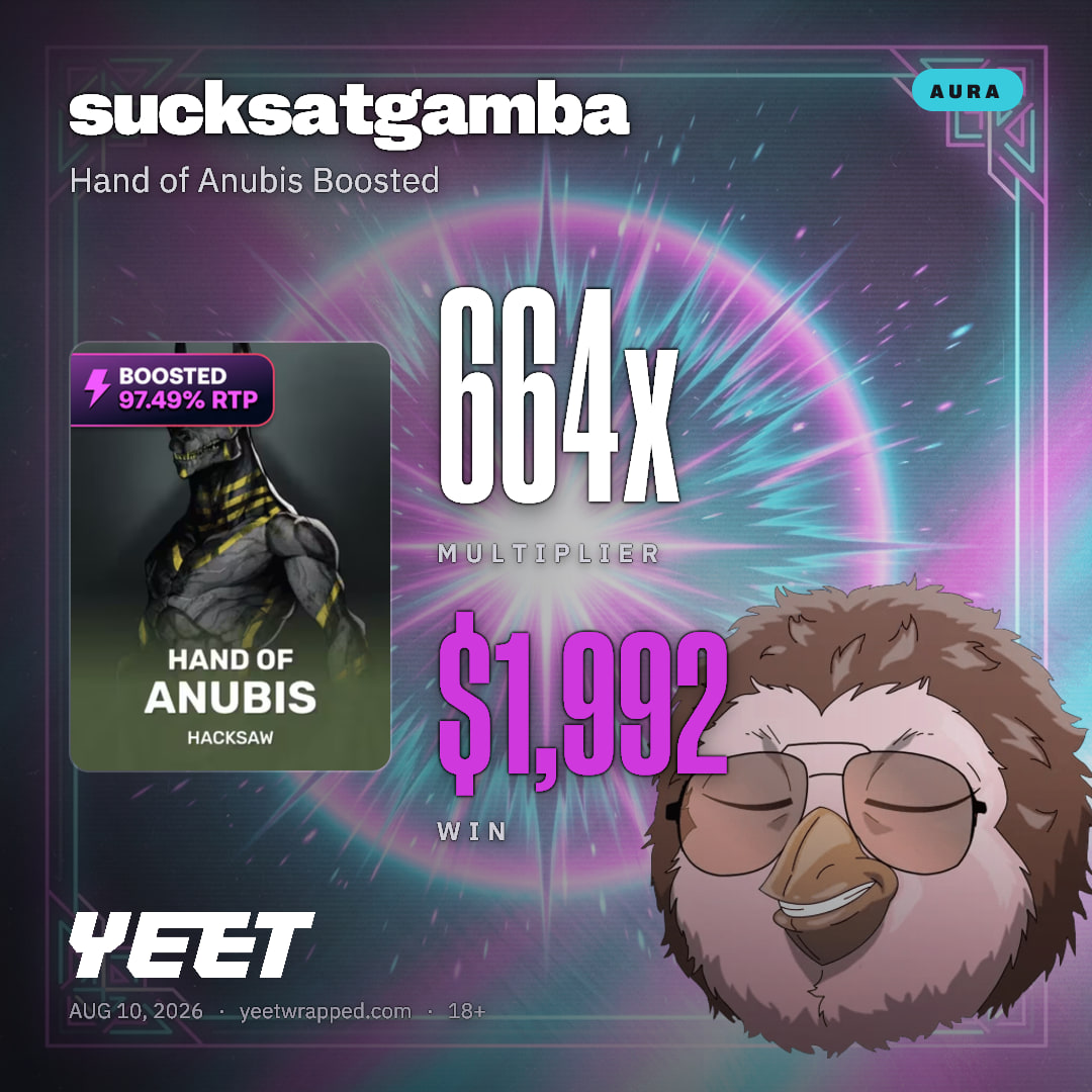sucksatgamba hit 664x on Hand of Anubis Boosted