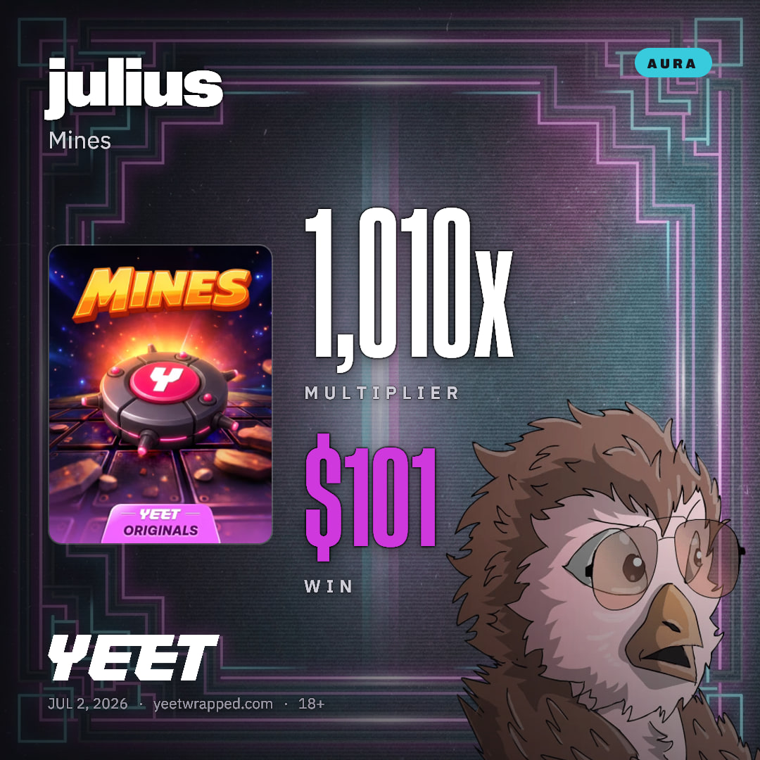julius hit 1,010x on Mines