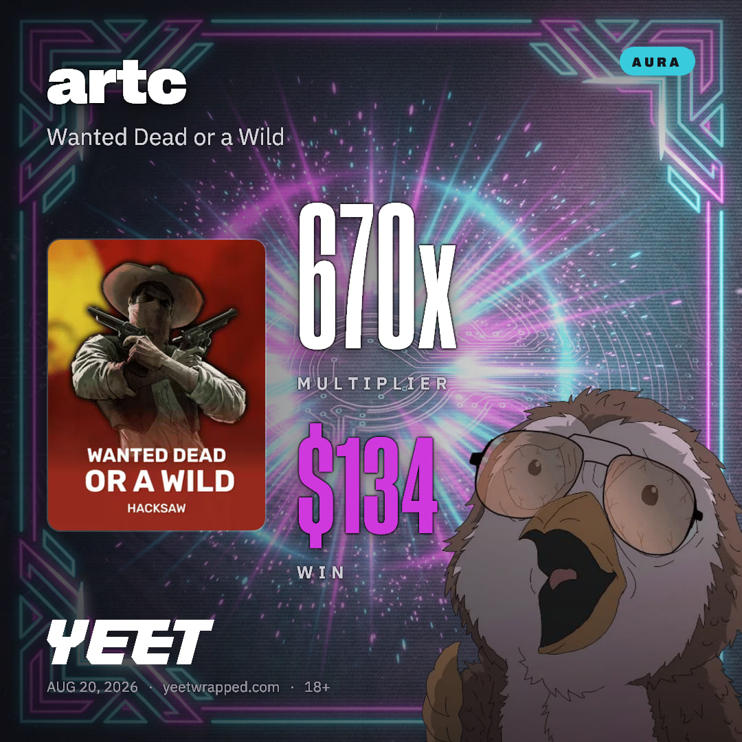 artc hit 670.1x on Wanted Dead or a Wild